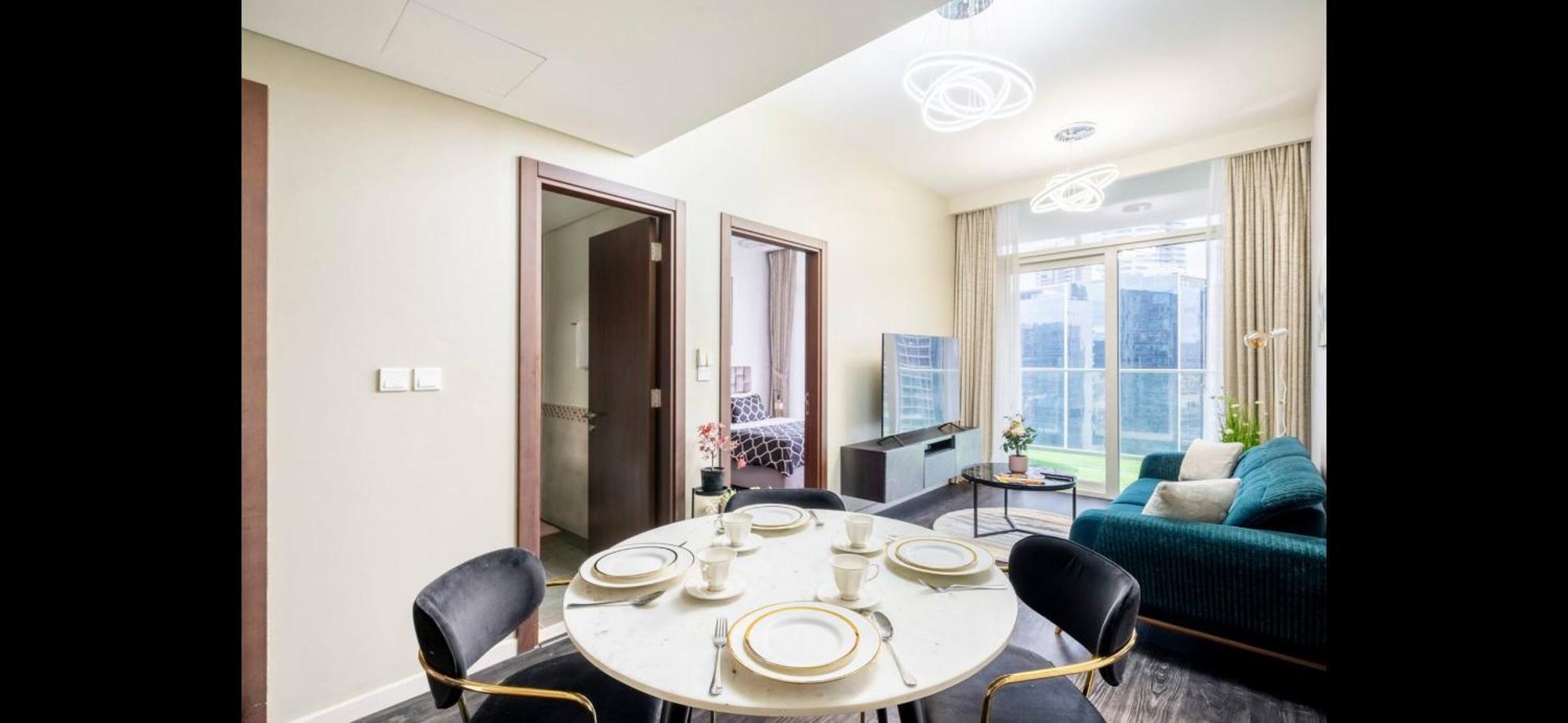 Luxury 2 Bedroom With Burj Khalifa View Dubai Bagian luar foto