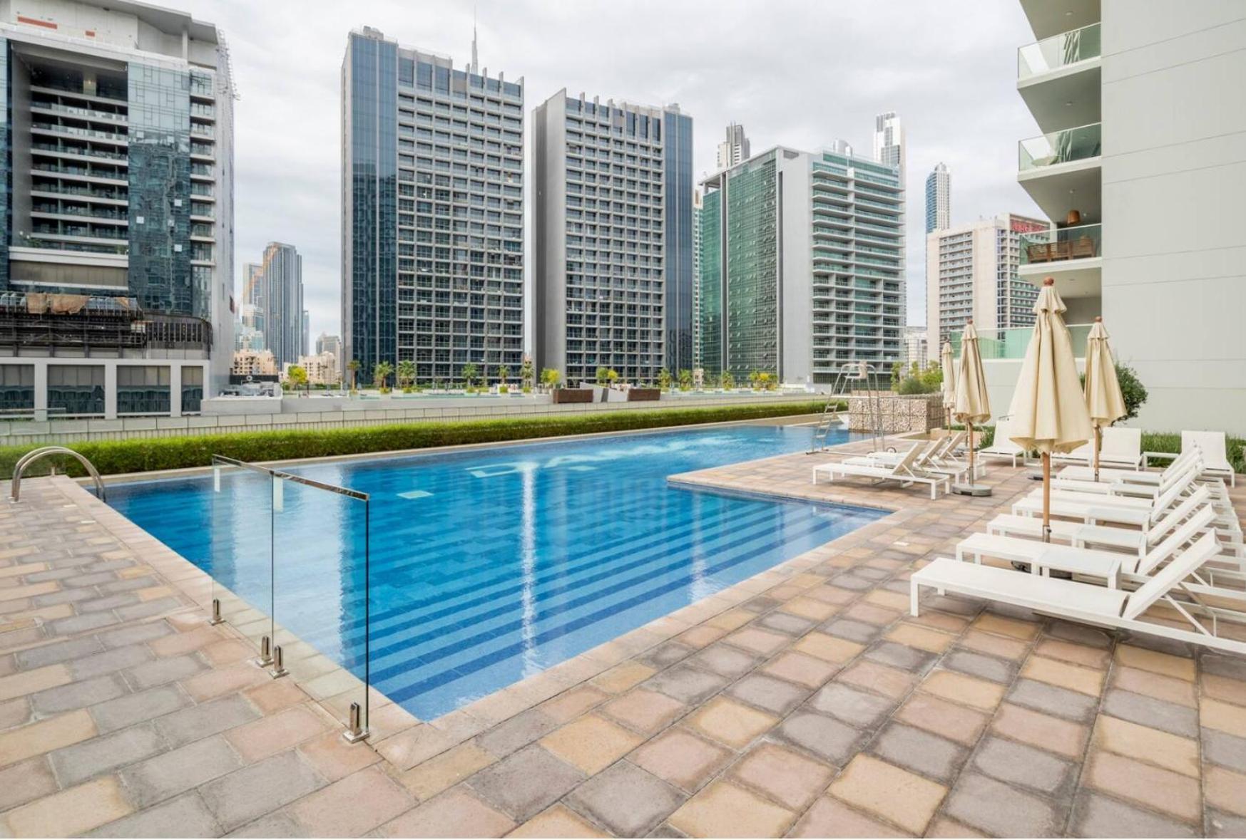 Luxury 2 Bedroom With Burj Khalifa View Dubai Bagian luar foto